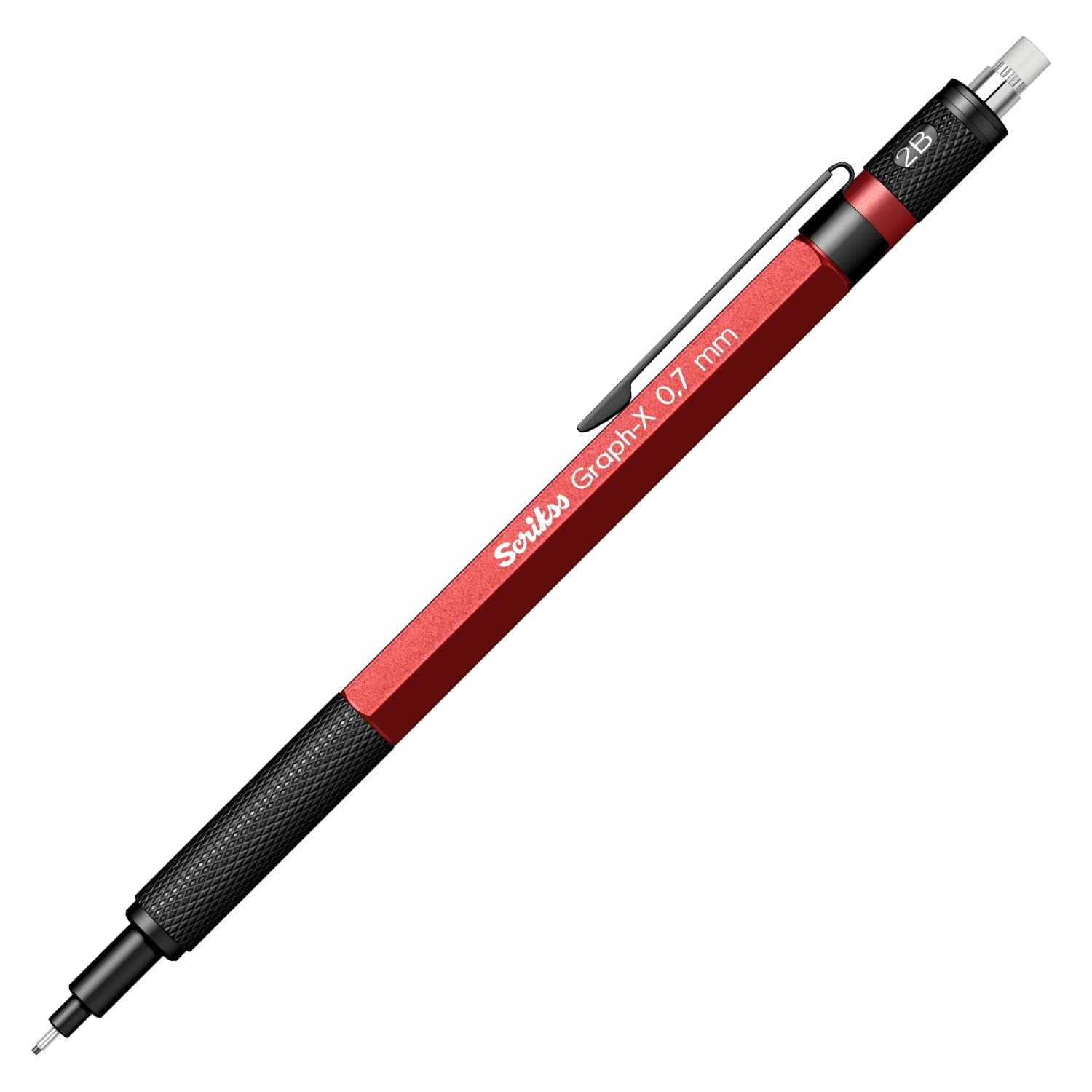 Amazon.co.jp: Scrikss Graph-X シャープペンシル (0.7mm レッド